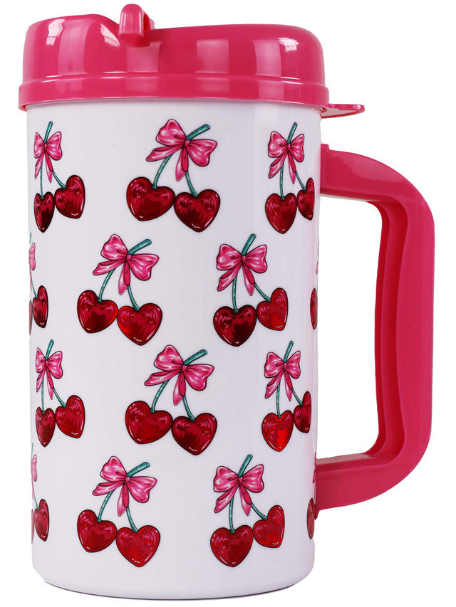 Cherry Heart Tumbler Jug