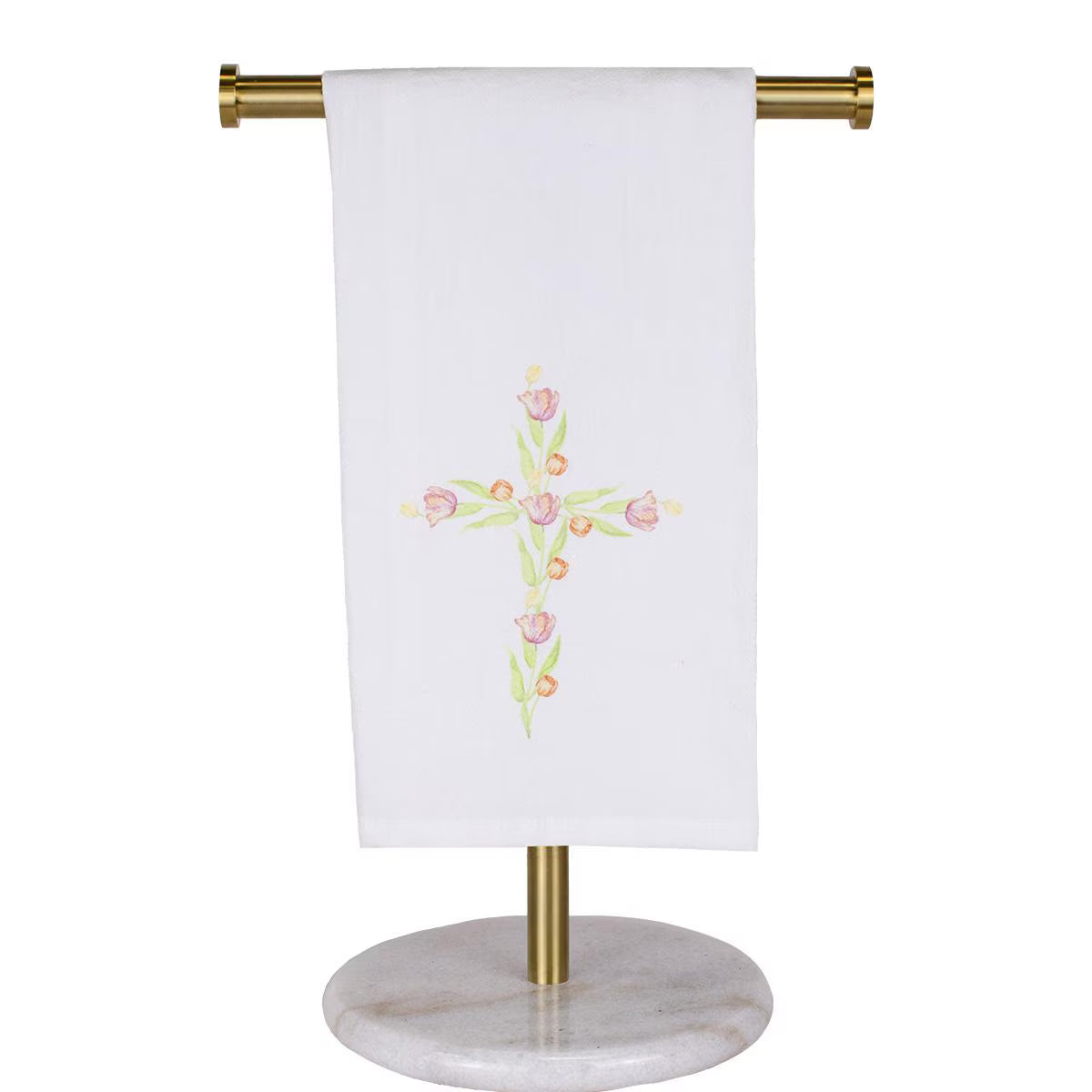Tulip Cross Flour Sack Hand Towel