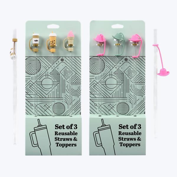 Straw Topper Set