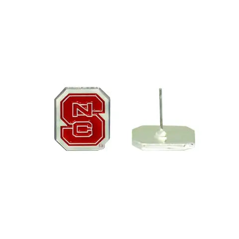 NC State Post Stud Earrings