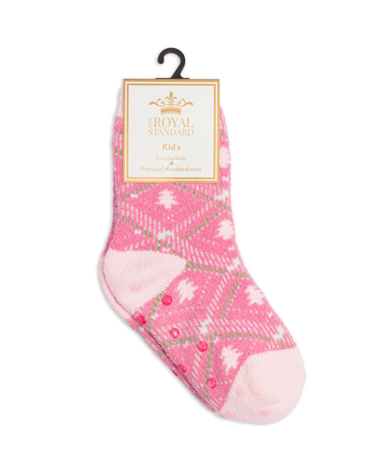 Kid's Layton Tree Plaid Snuggle Socks