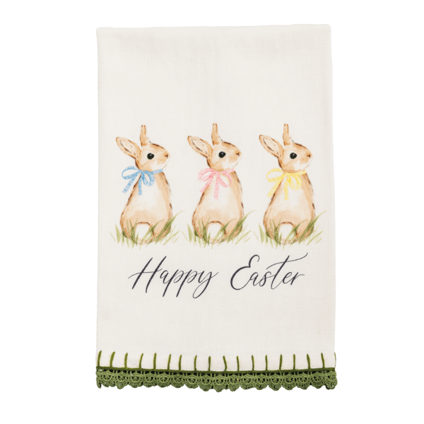 Happy Easter Printed Towel