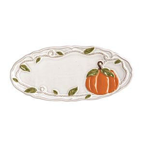 Single Pumpkin Vine Everything Plate