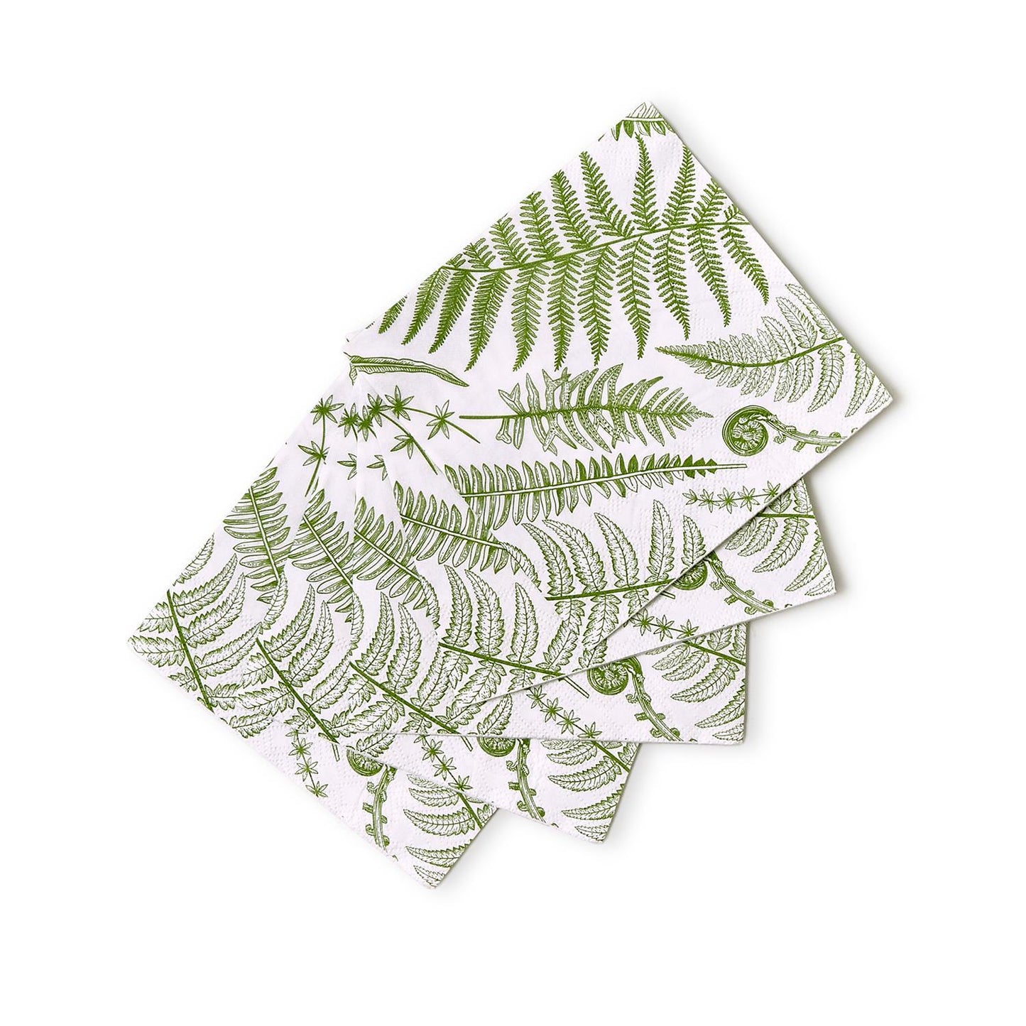 3-Ply Paper Fern Cocktail Napkin