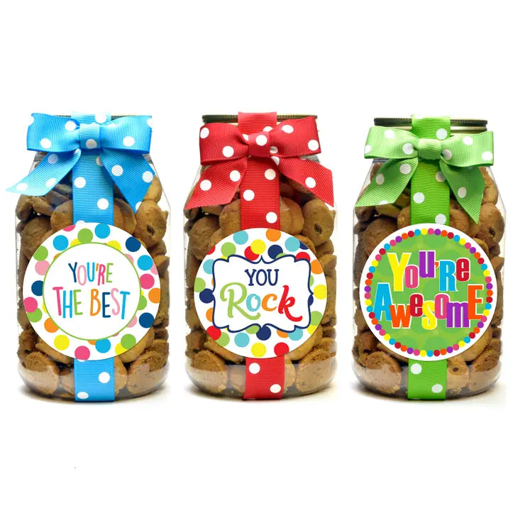 Quart Jar of Cookies