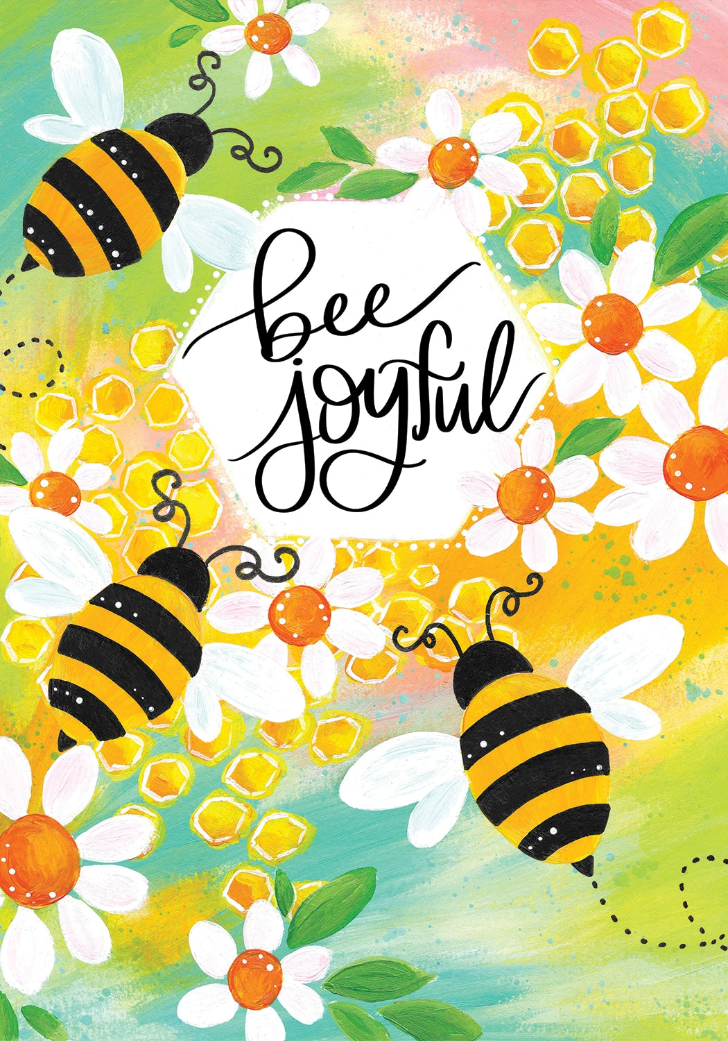 Garden Flag- Bee Joyful