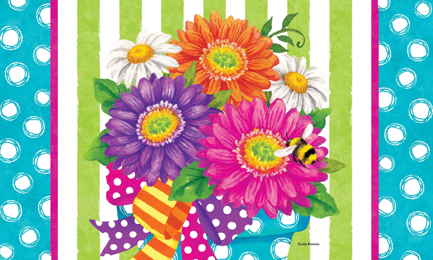 Mat- Gerbera Stripes