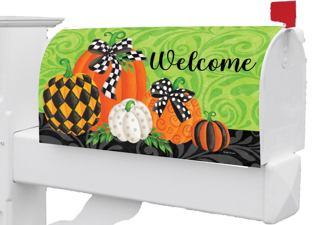 Mailbox Cover- Whimsy Pumpkin