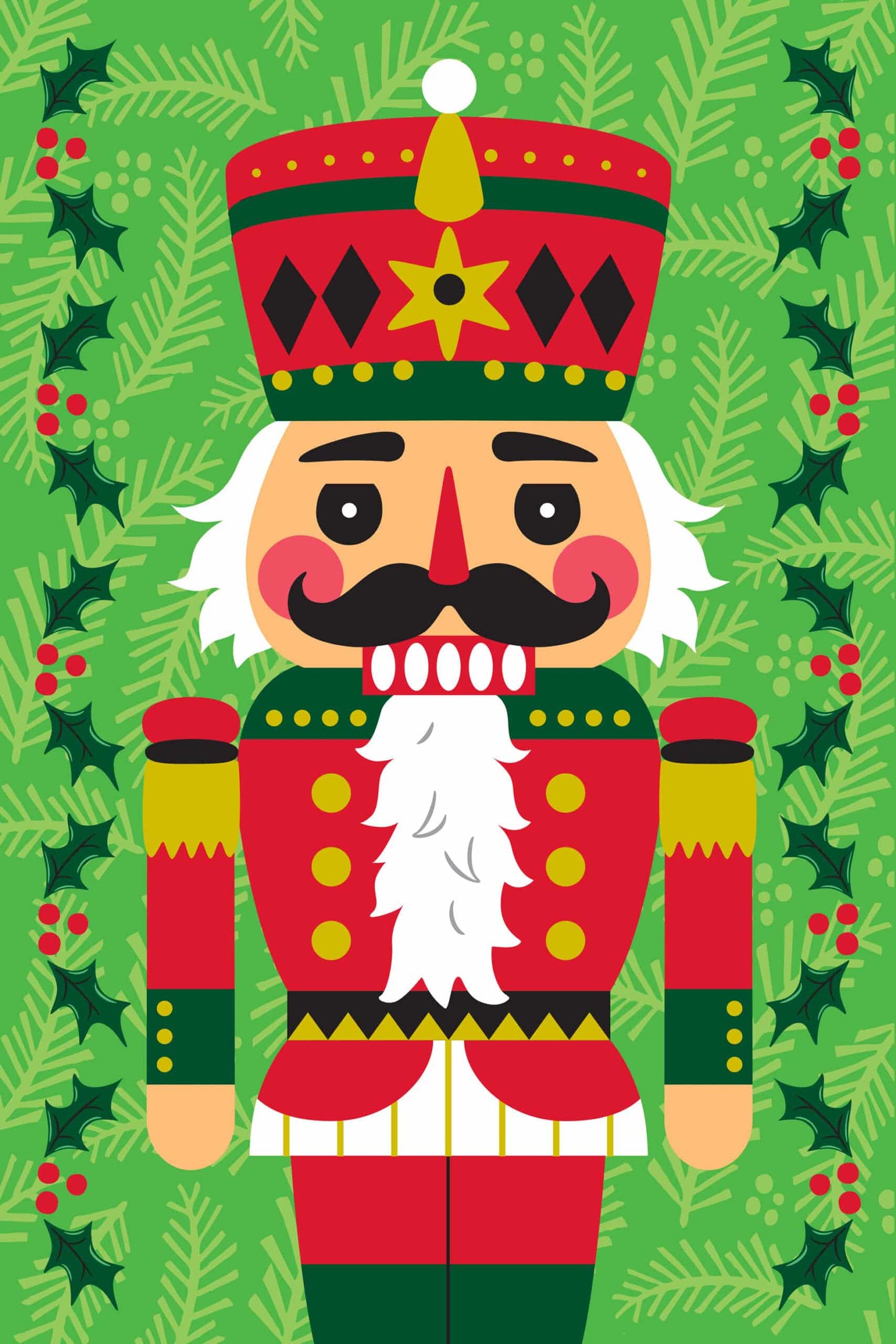 Vinyl Garden Flag- Nutcracker