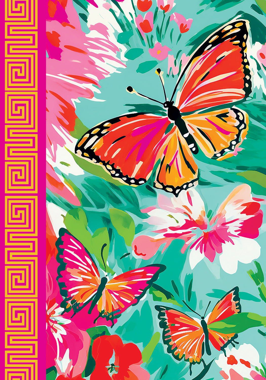 Garden Flag- Vibrant Butterflies