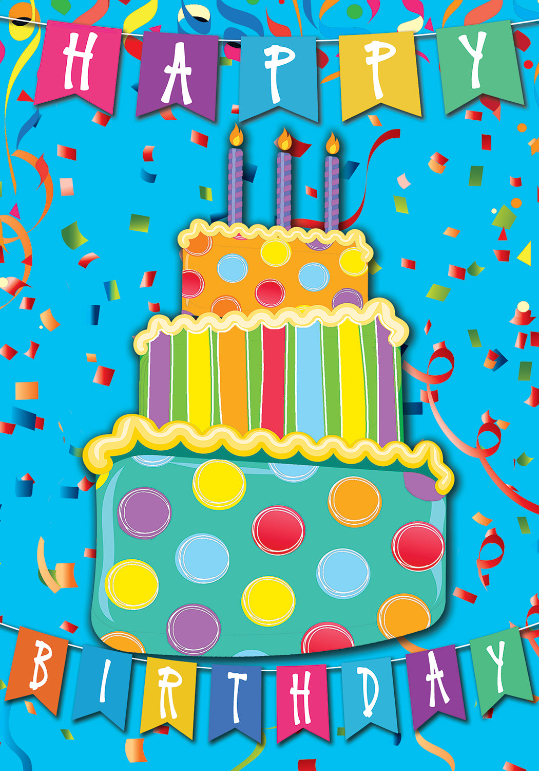 Garden Flag- Happy Birthday