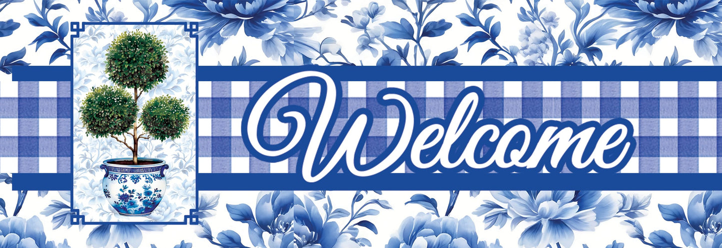 Signature Sign- Chinoiserie Topiary