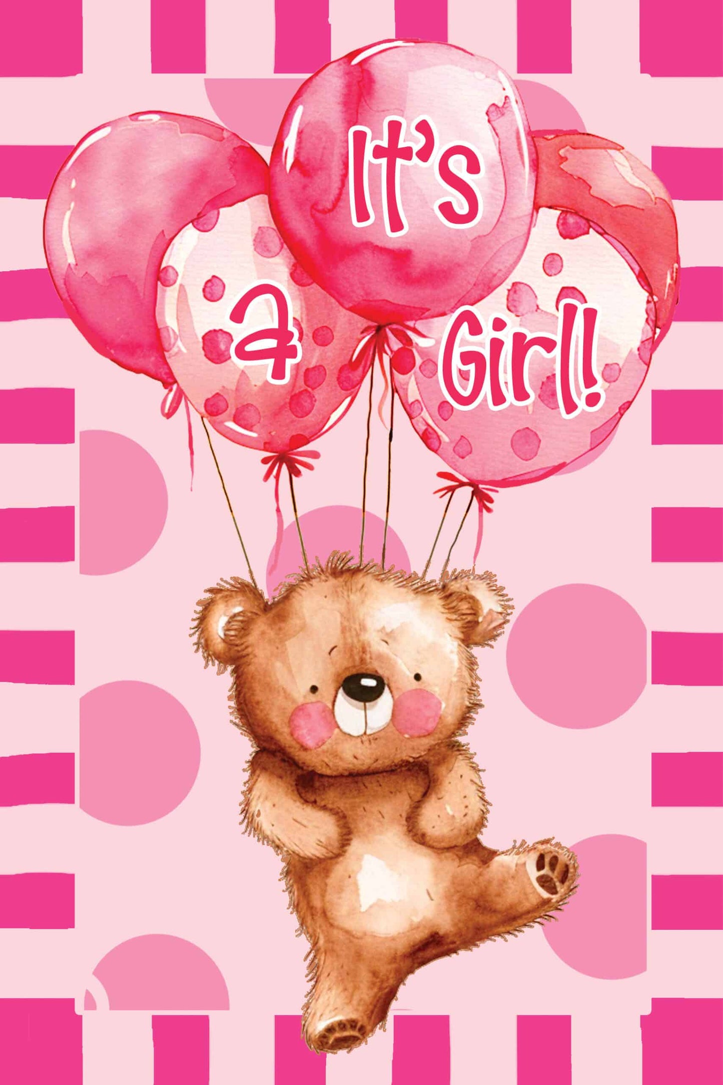 Vinyl Garden Flag- It’s A Girl