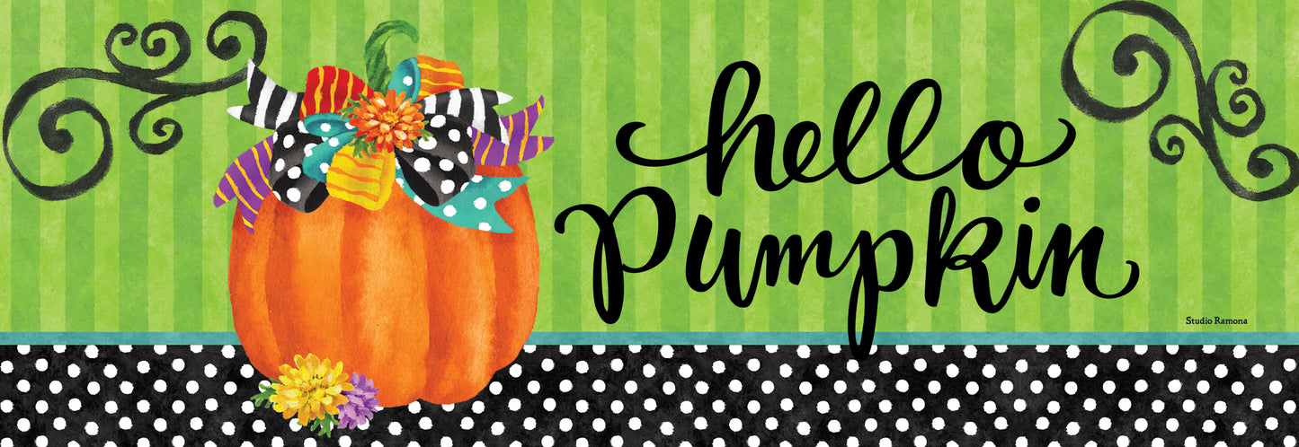 Signature Sign- Hello Pumpkin
