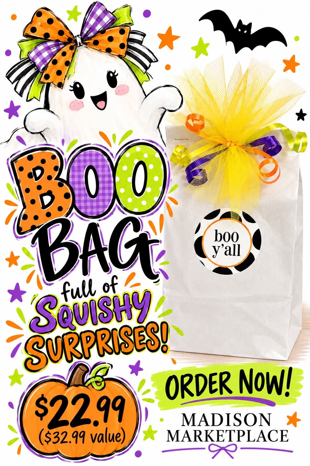 BOO BAG SPECIAL - $22.99