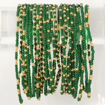 Stretch Seed Bead GAME DAY Bracelets