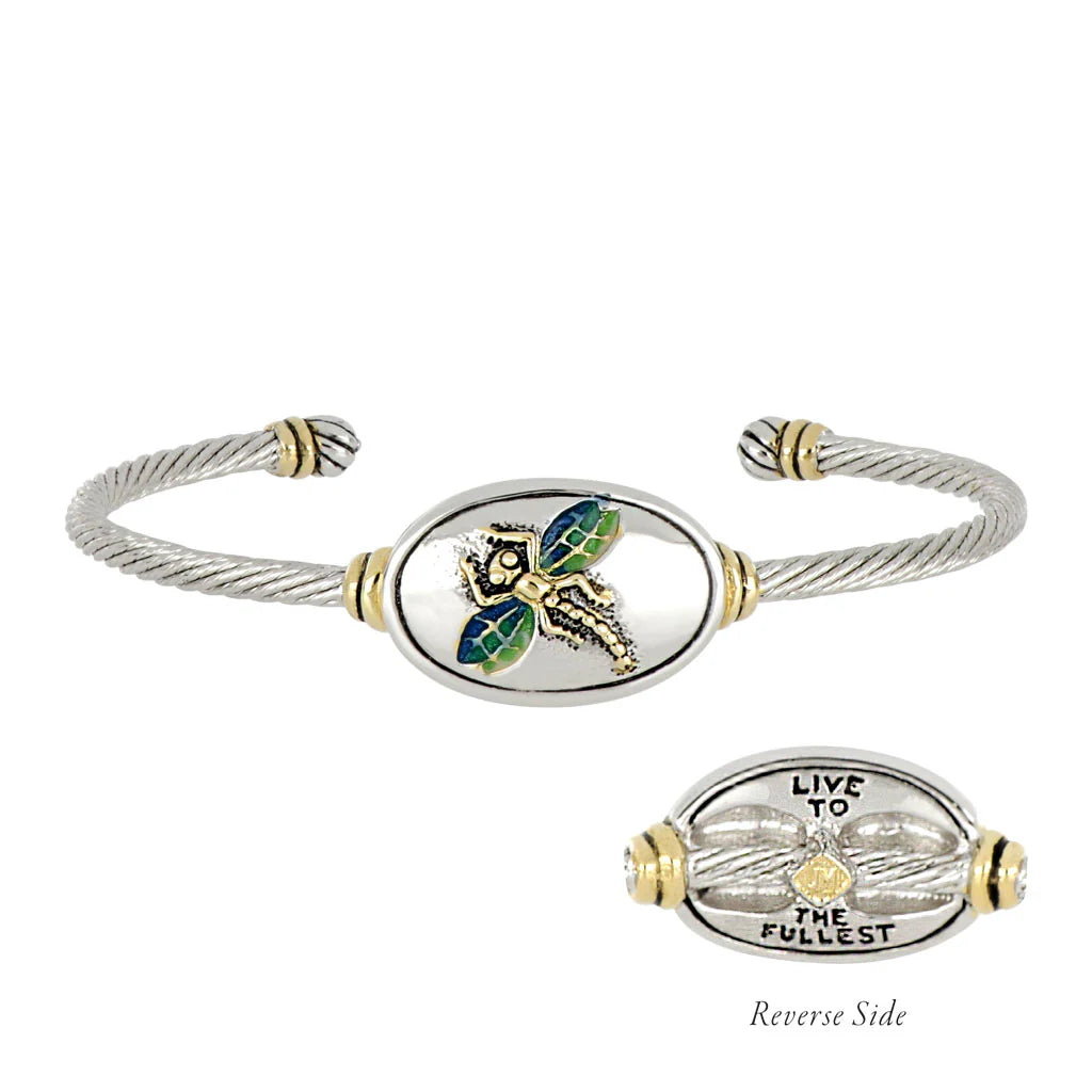 Dragon Fly Wire Cuff