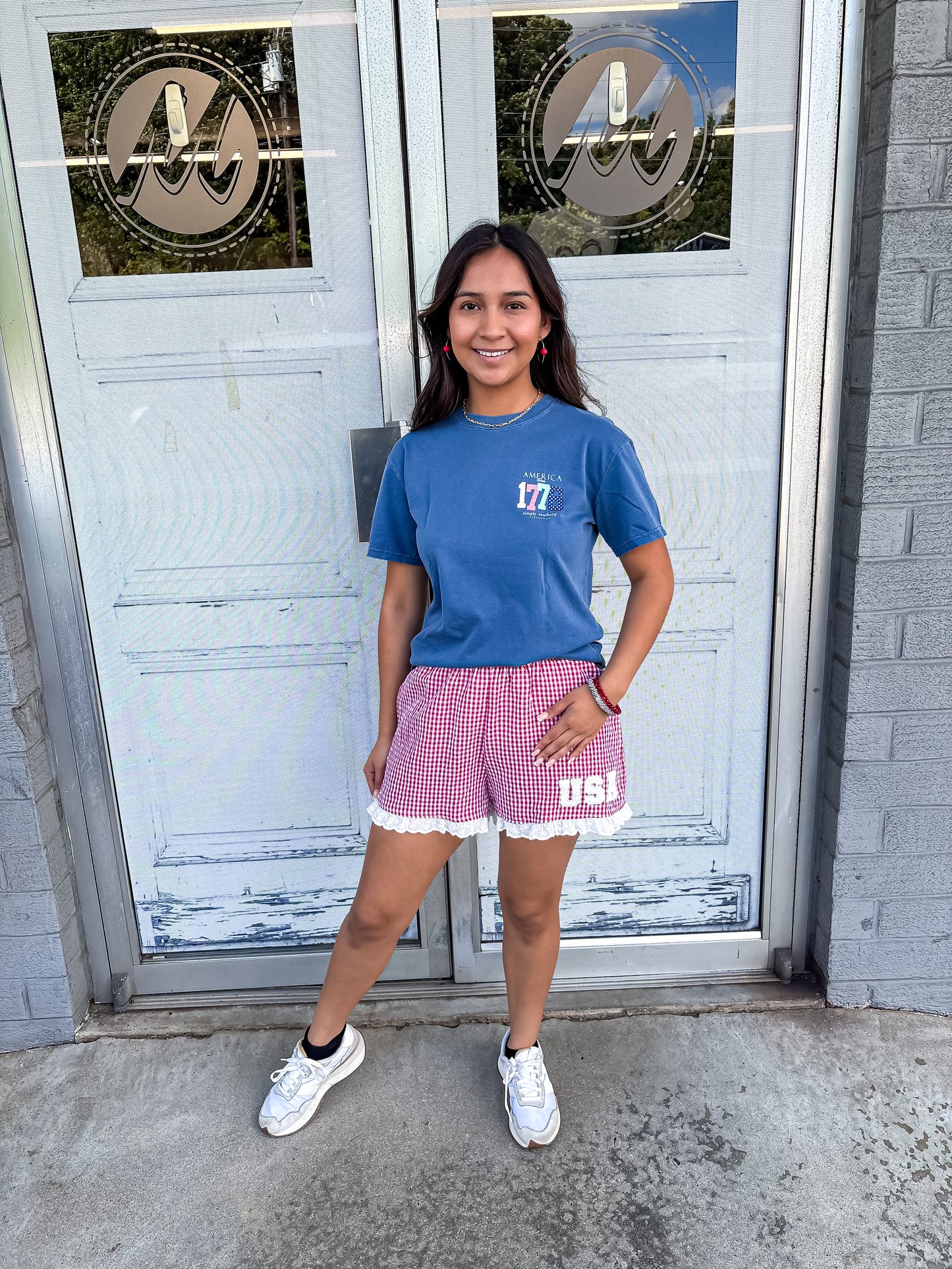 USA Eyelet Shorts