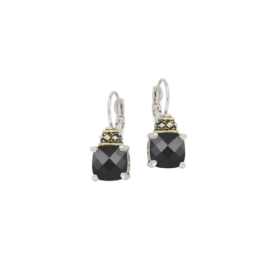 Square Cut French Wire Earrings