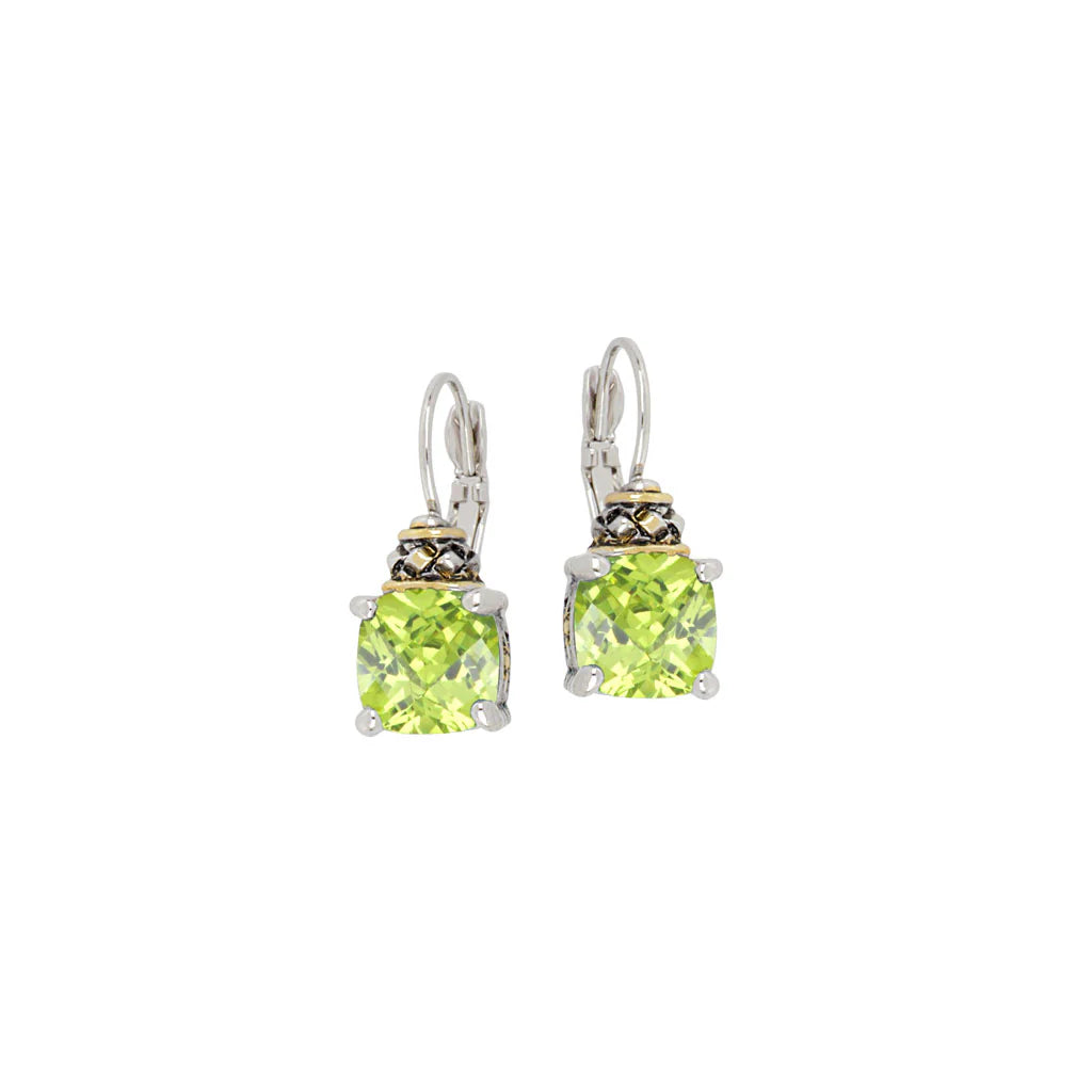 Square Cut French Wire Earrings