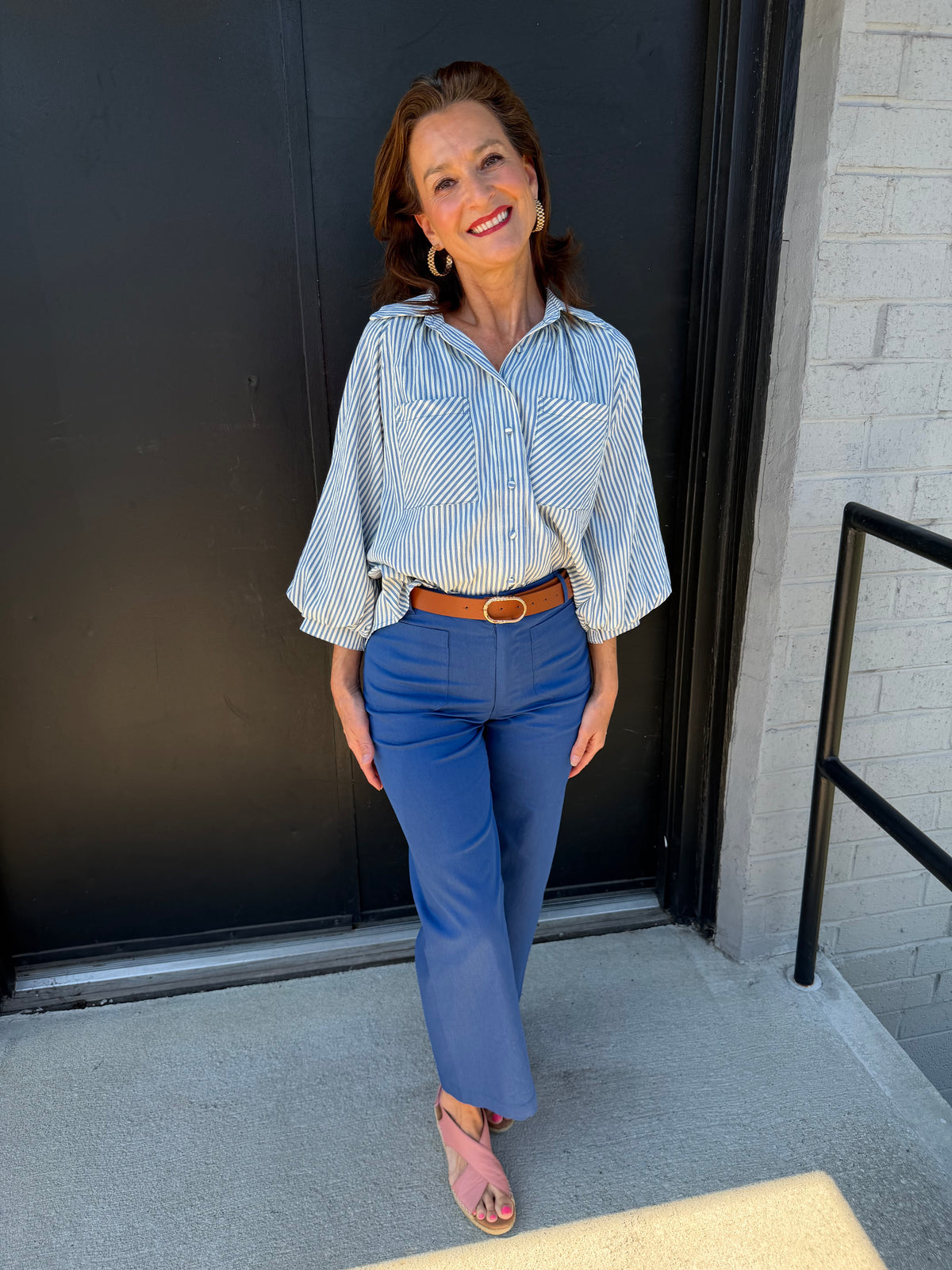 Delilah Button Top