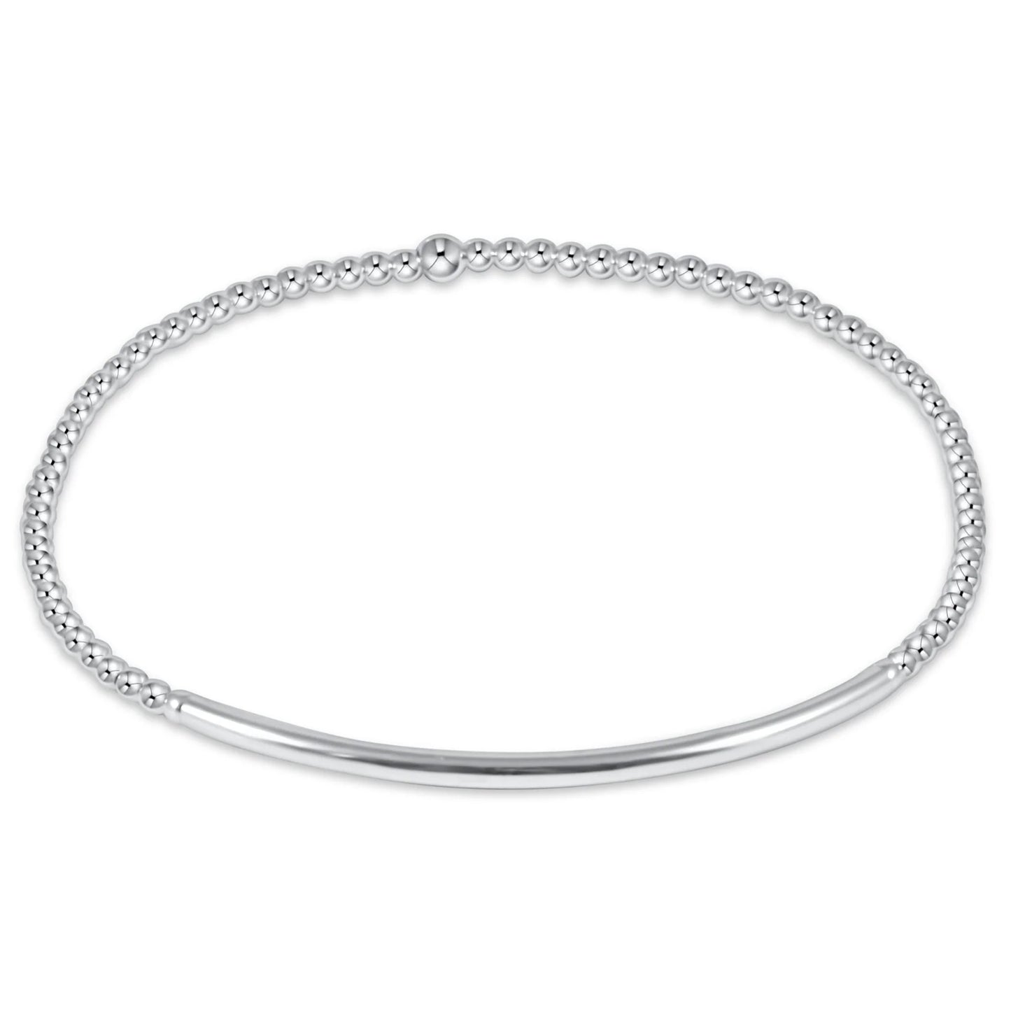 Enewton - Classic Sterling 2mm Bead Bliss Bar Bracelet