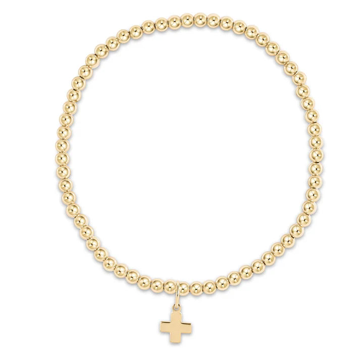 Enewton - Classic Gold 3mm Bead Bracelet- Charms