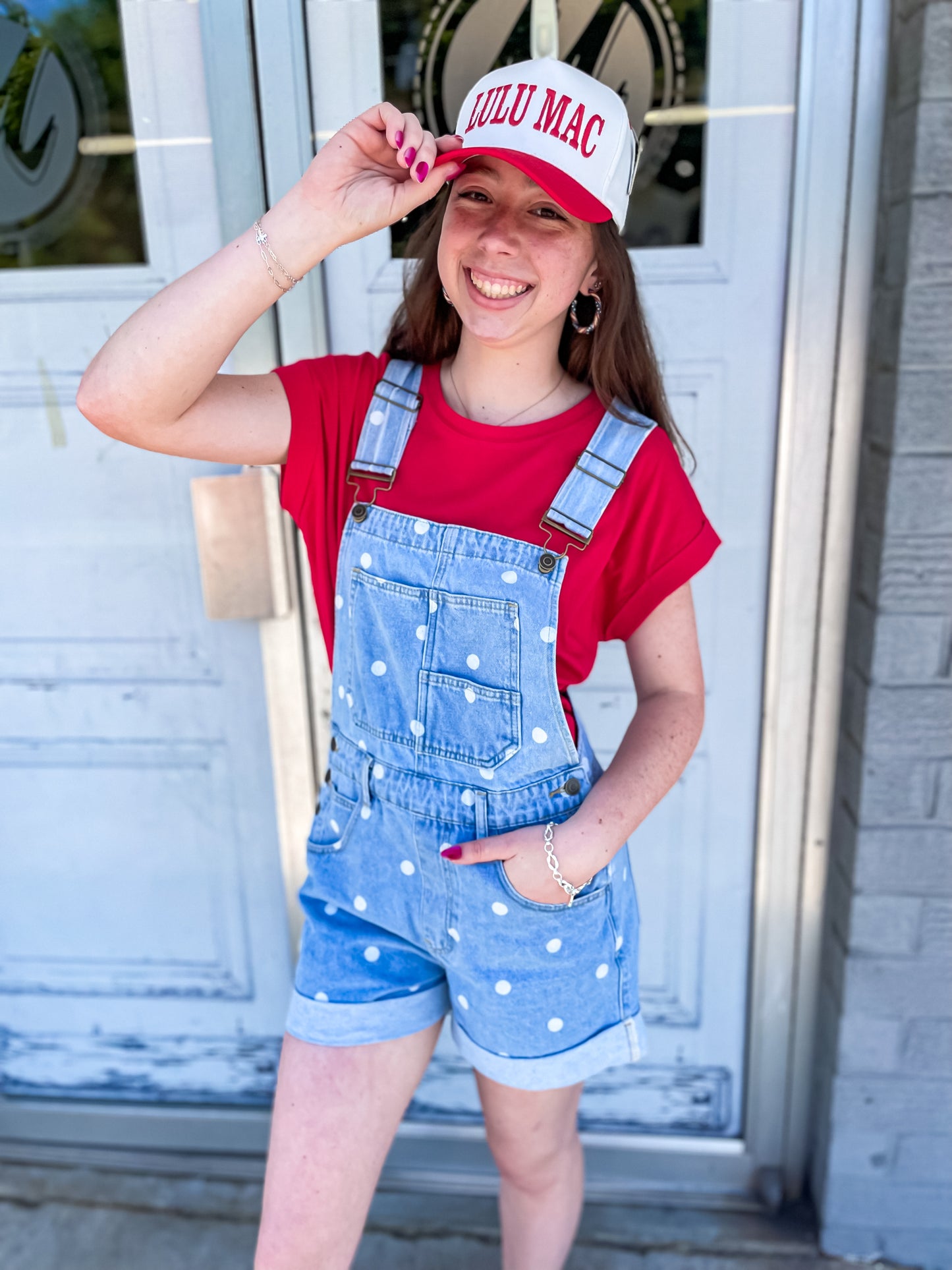 Ery Denim Overall Romper
