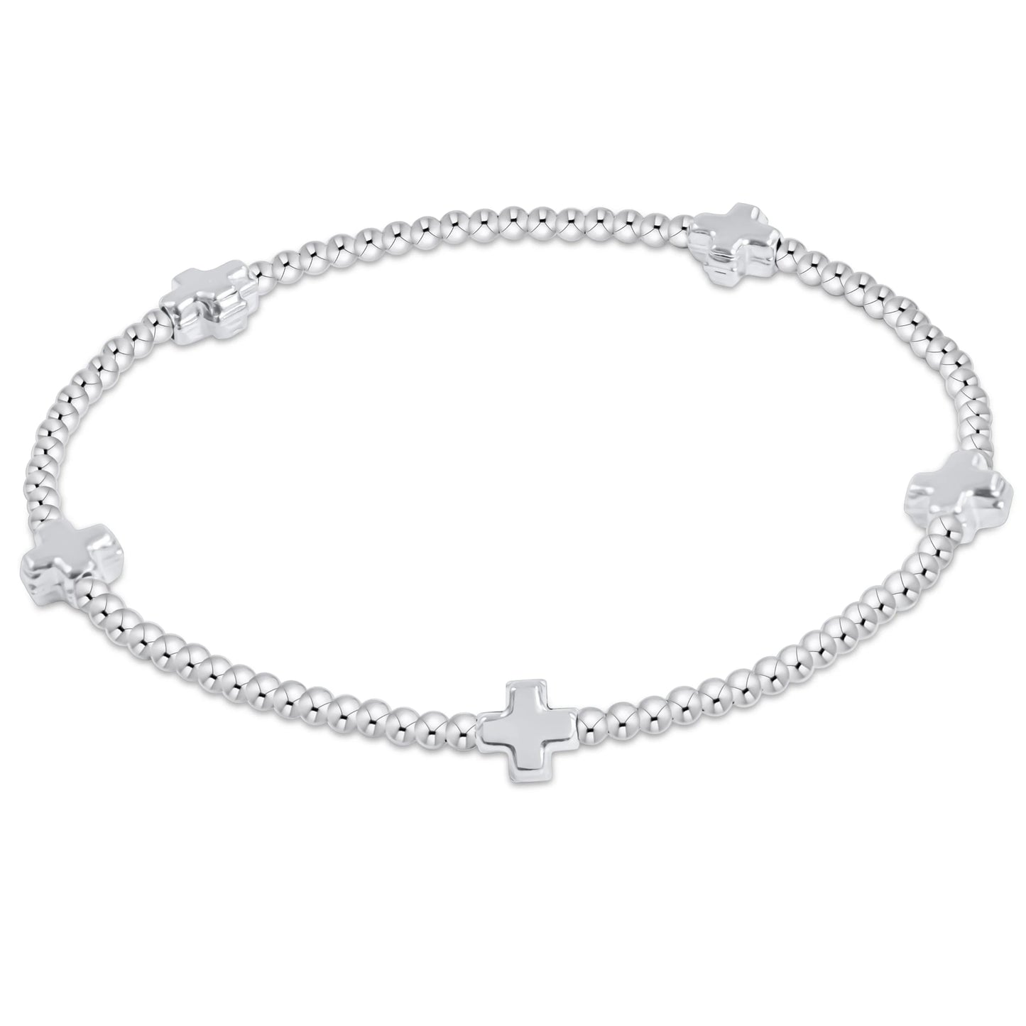 Enewton - Signature Cross Small 2mm Sterling Bracelet - Sterling