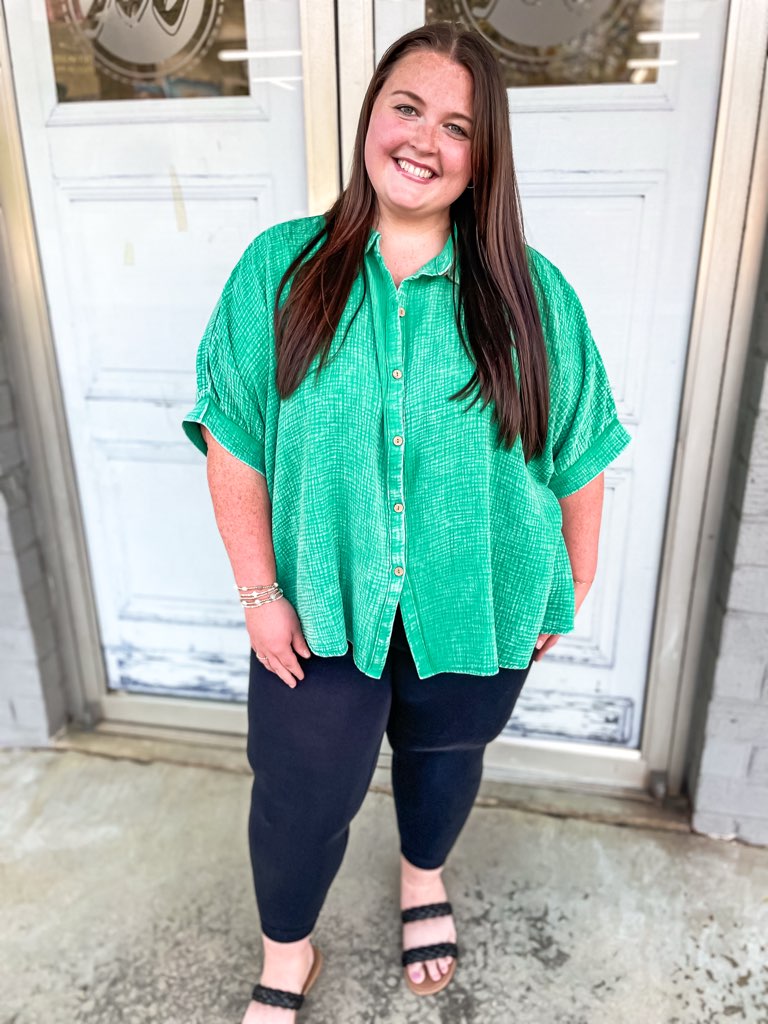 Marlowe Button Top