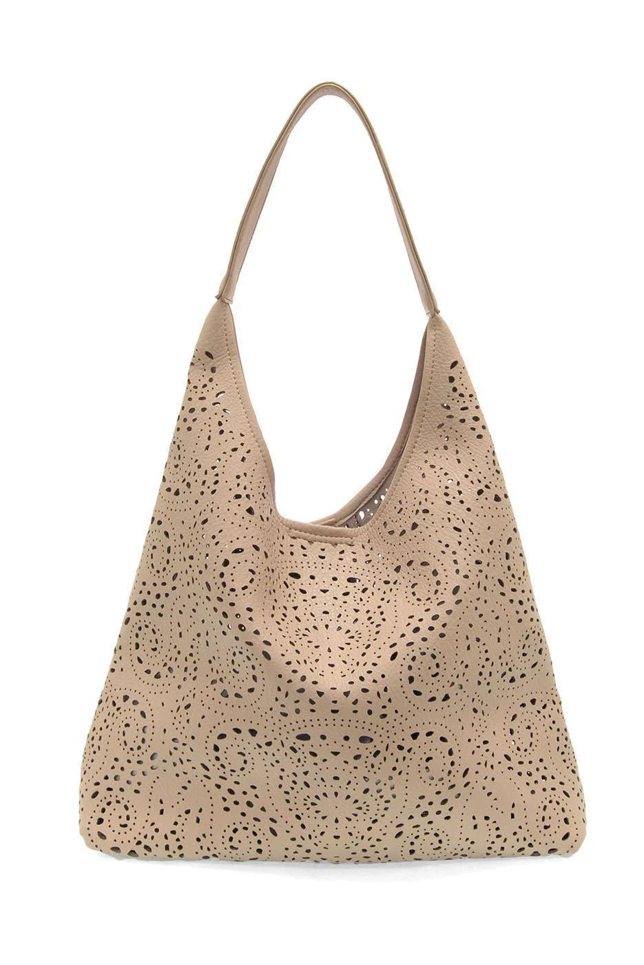 Lazer Cut Eyelet Hobo