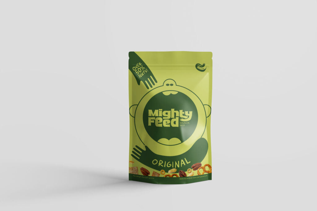 Original flavor of mighty feed snack mix