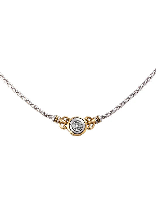 CZ Single Stone Necklace