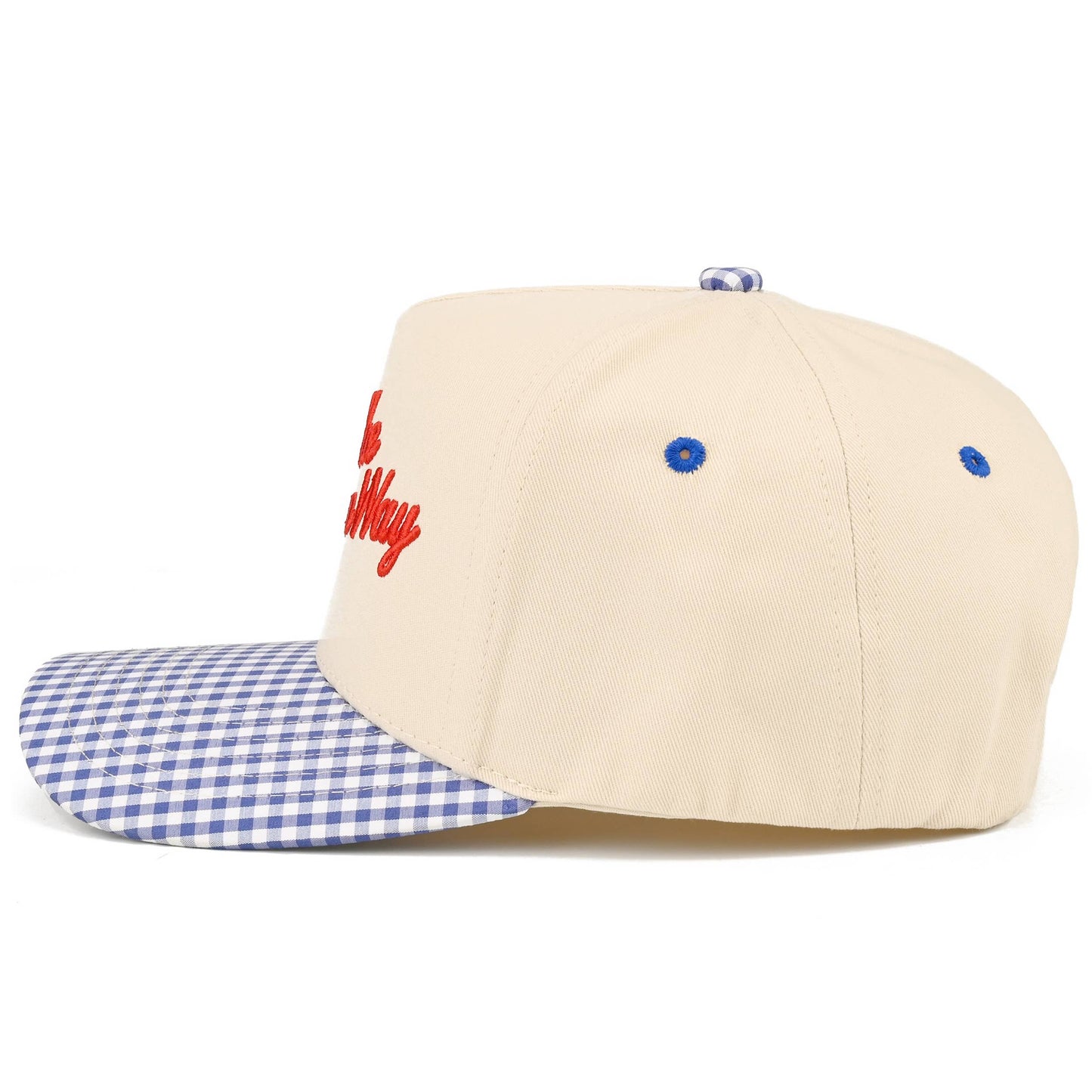 IT'S THE AMERICAN WAY Letter on Two Tone Trucker Hat
