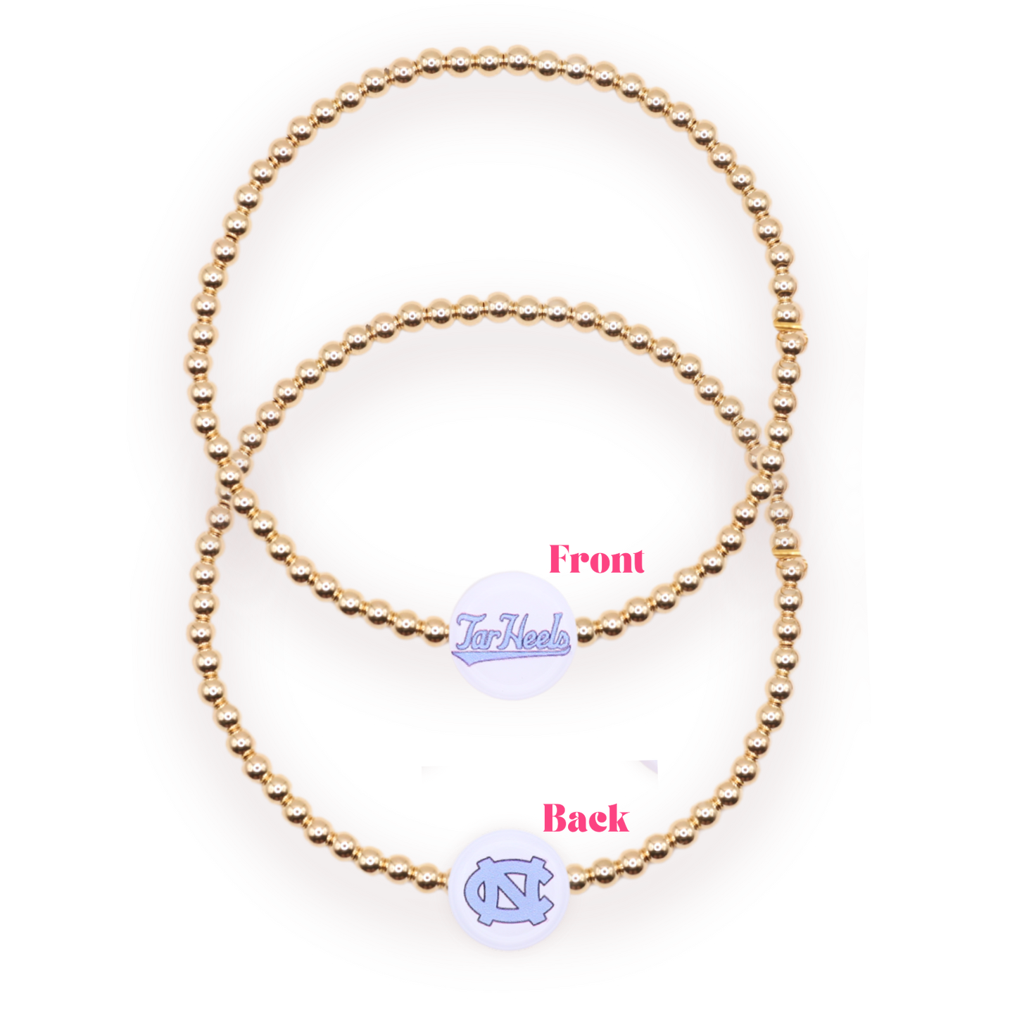 North Carolina/ Tar Heels Logo Bracelet