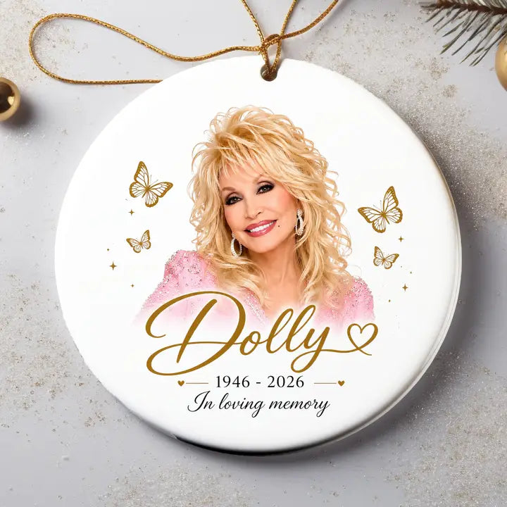 Dolly Parton Memorial Ornament