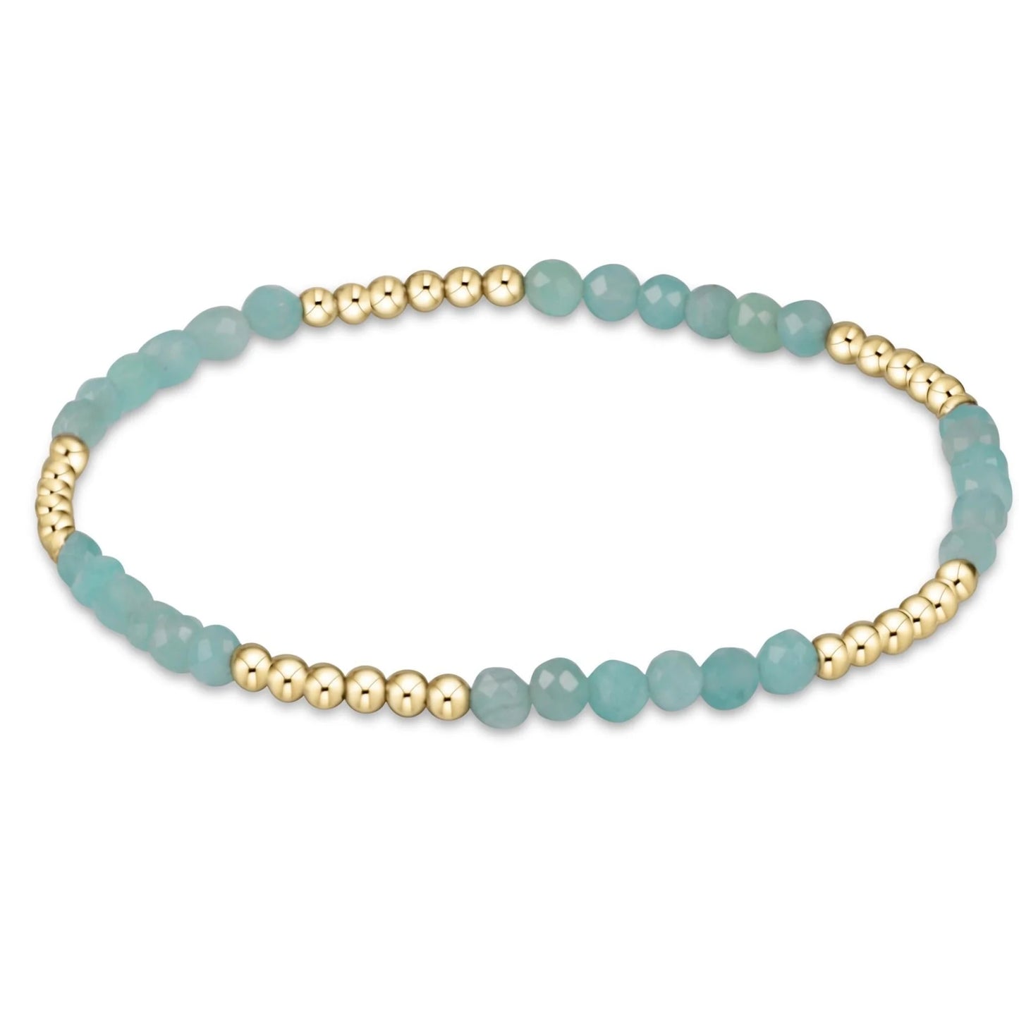 Blissful Pattern 2.5mm Bead Bracelet - Gemstone