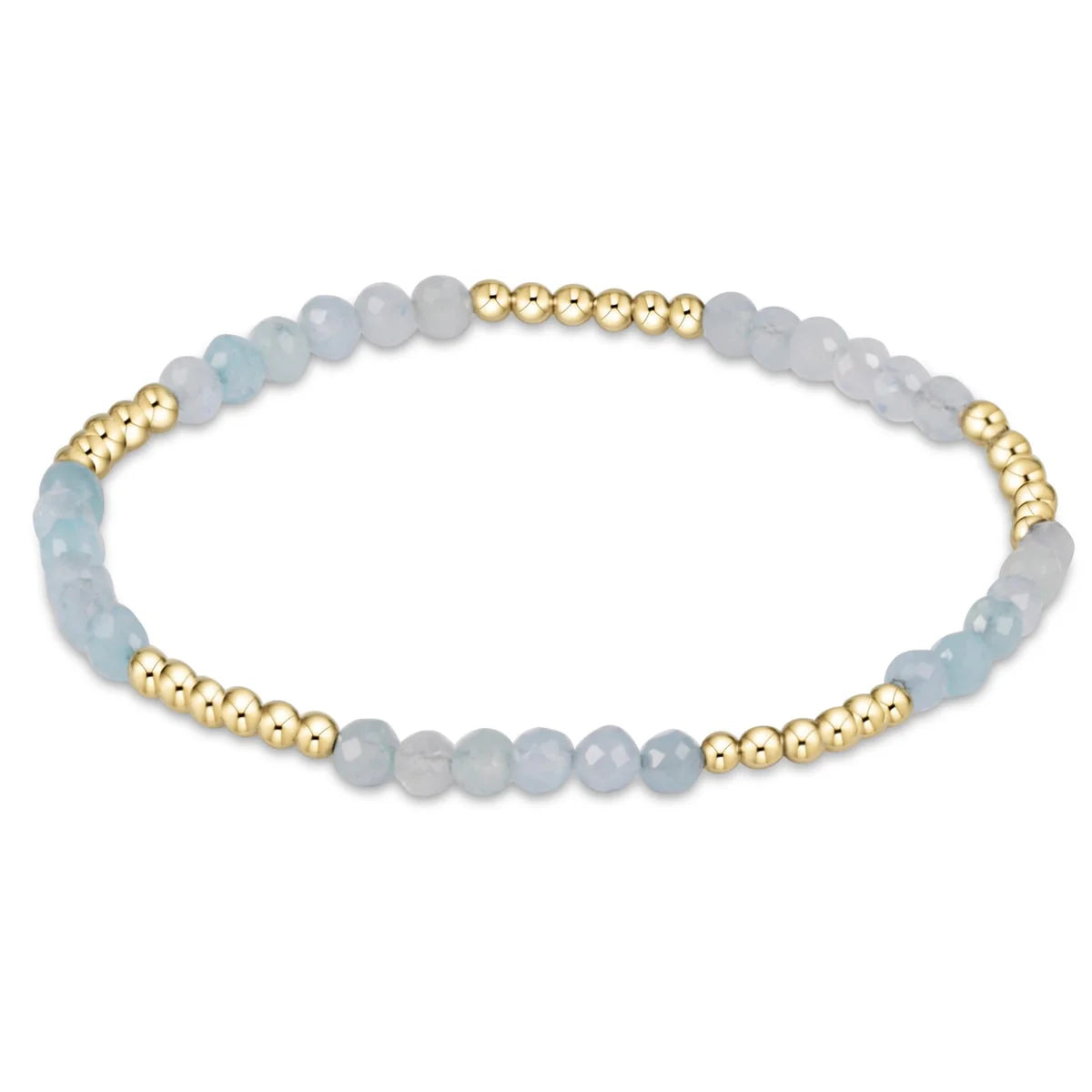 Blissful Pattern 2.5mm Bead Bracelet - Gemstone