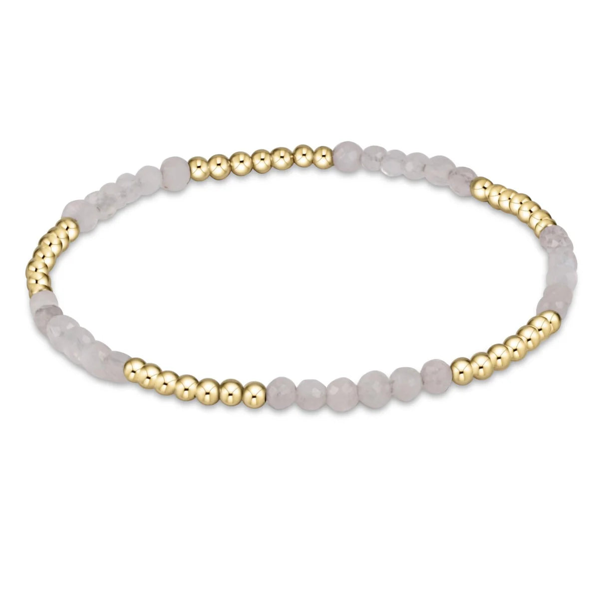 Blissful Pattern 2.5mm Bead Bracelet - Gemstone