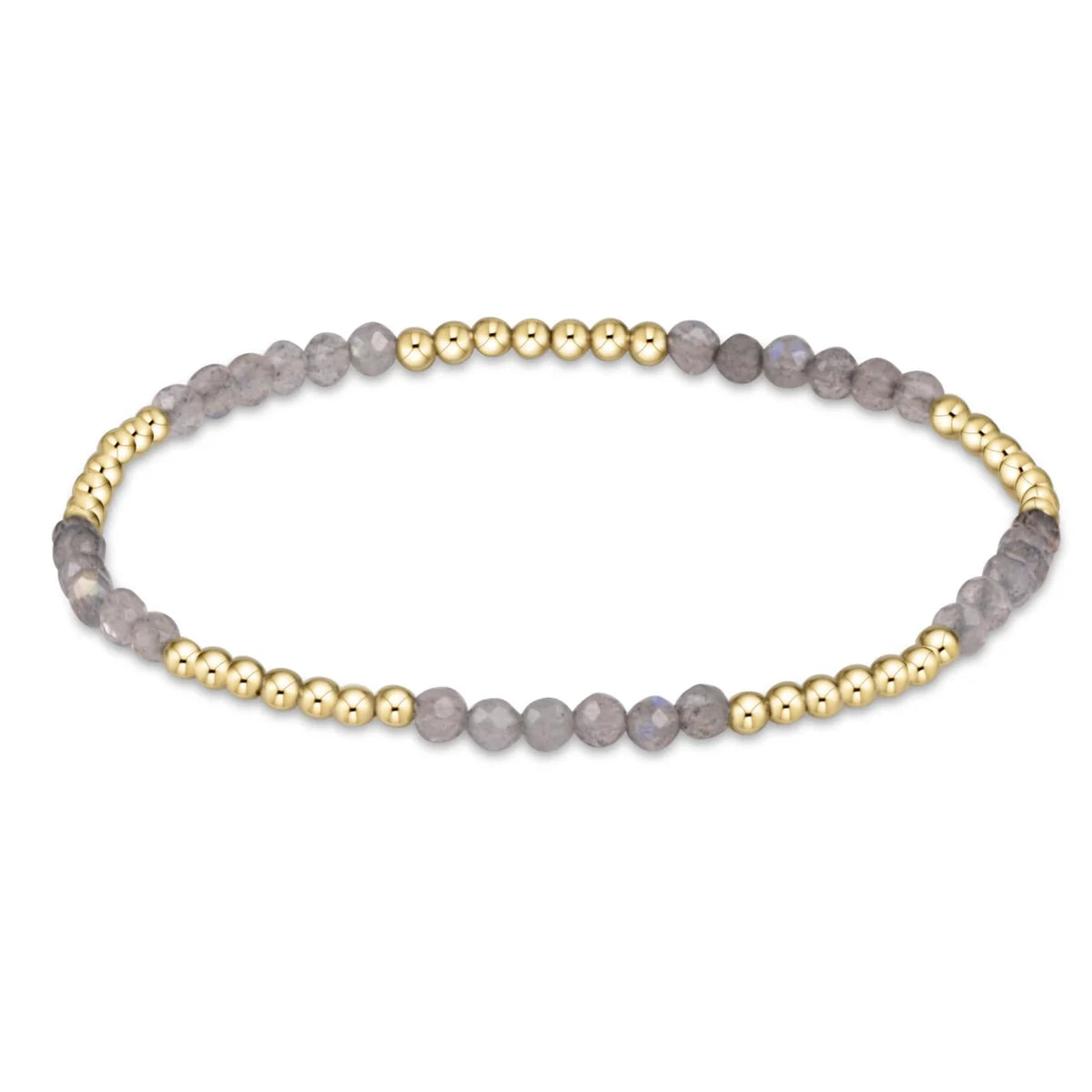 Blissful Pattern 2.5mm Bead Bracelet - Gemstone