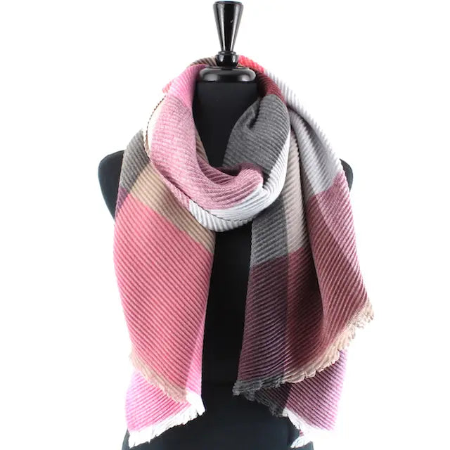 Merrymaking Pleated Scarf/Wrap