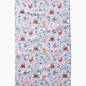Easter Printed Tea Towel