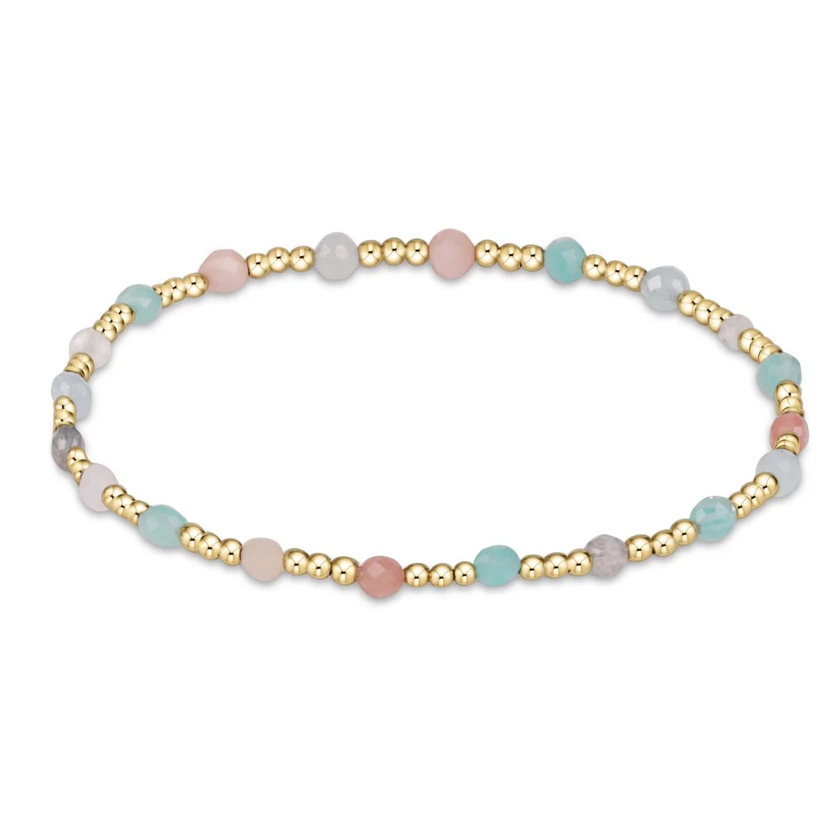 Gold Sincerity Pattern 3mm- Gemstone
