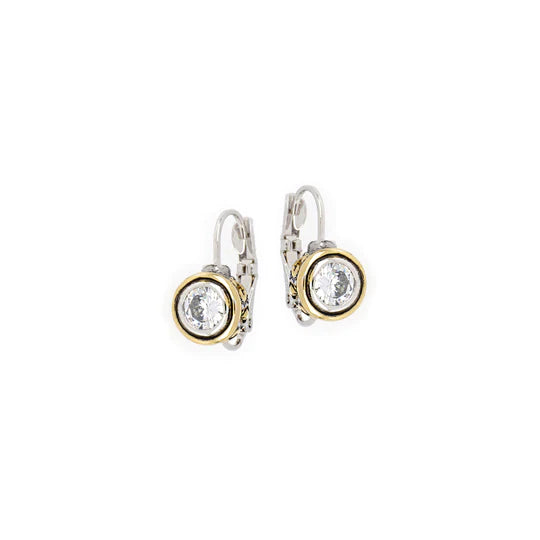 Beijos Bezel Set Earrings