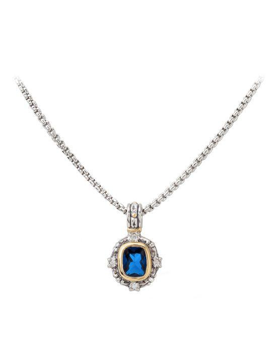 Nouveau Collection Simplicity Oval Slider with Chain