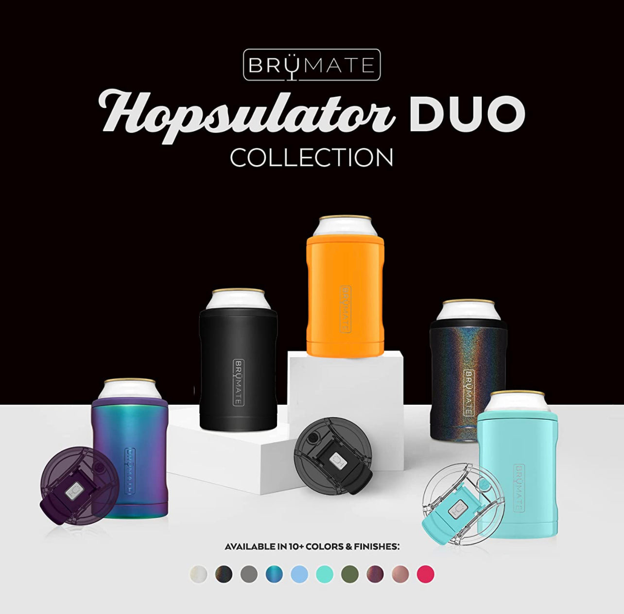 BruMate Blush Hopsulator Trio 3-in-1 Insulated Can Coolers