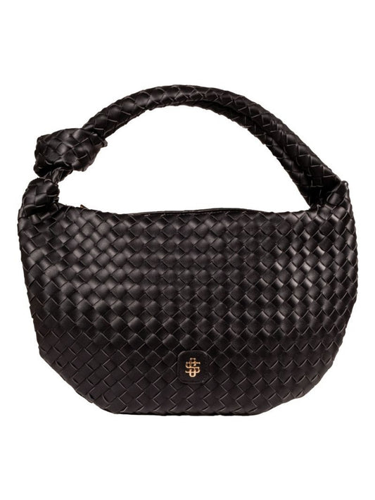 Knot Handle Woven Purse