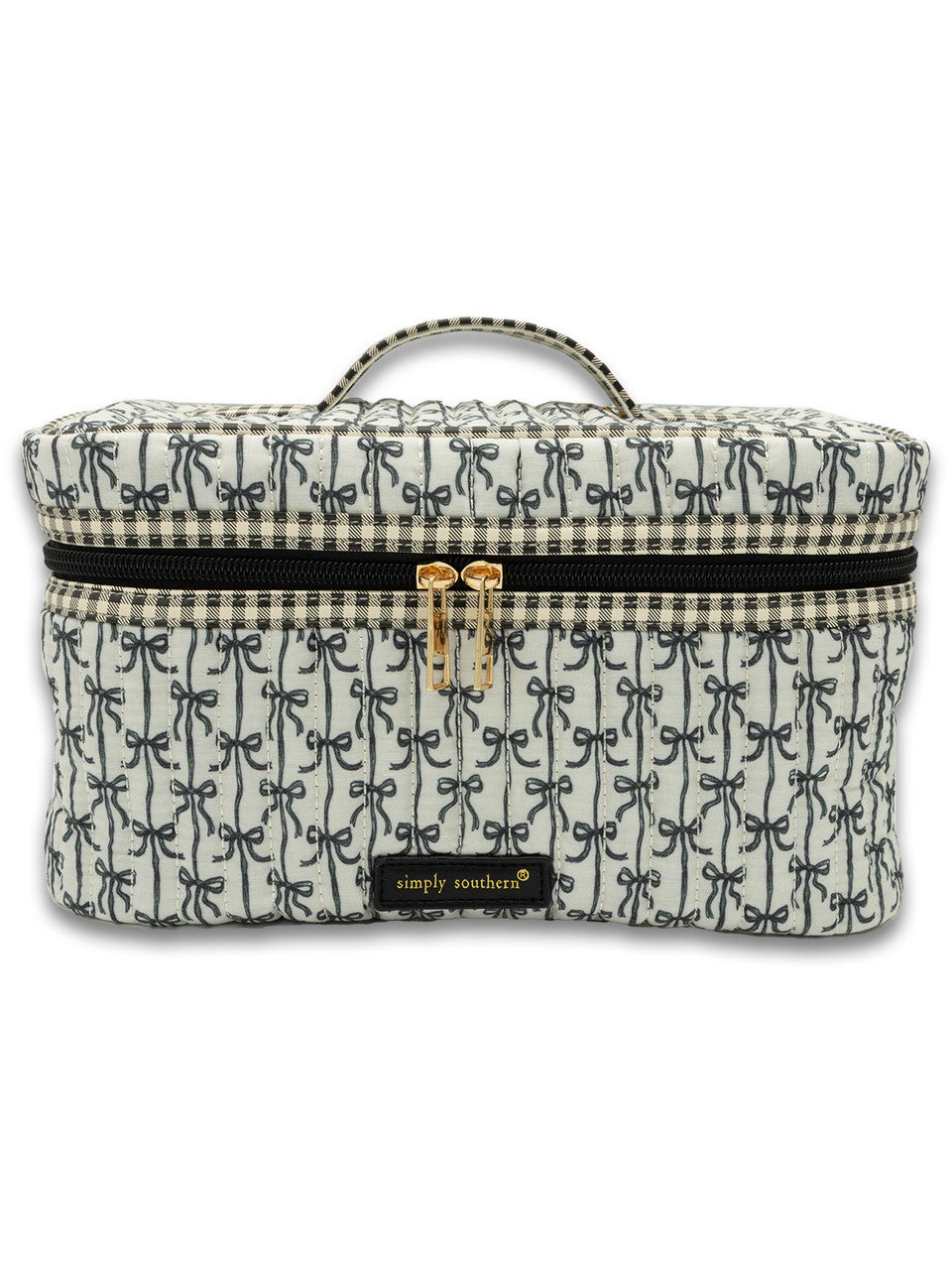 Quilted Train Case Bag