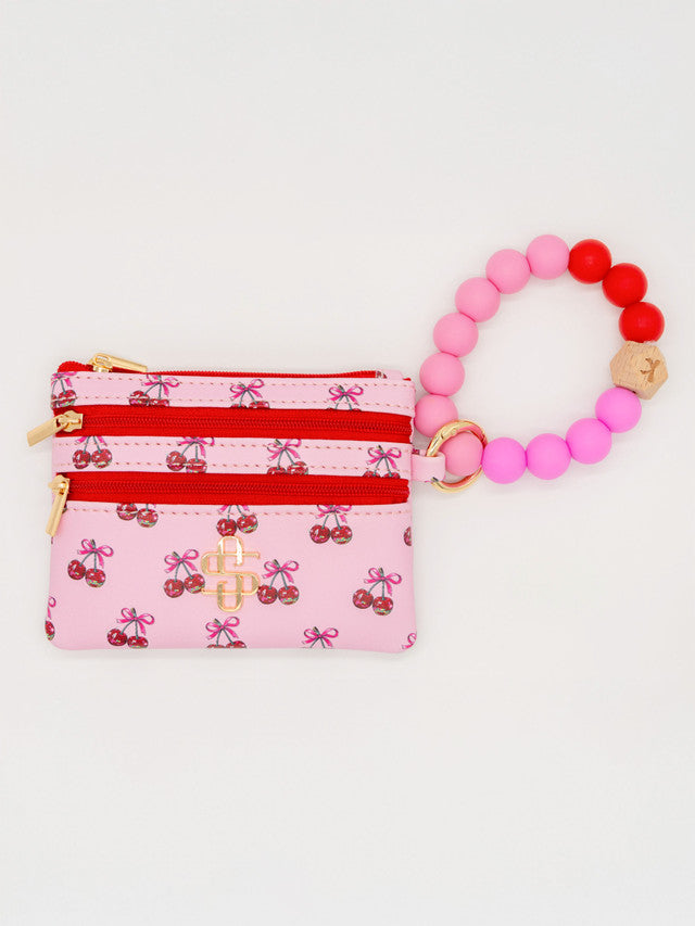 Bangle Beaded Wallet Keychain