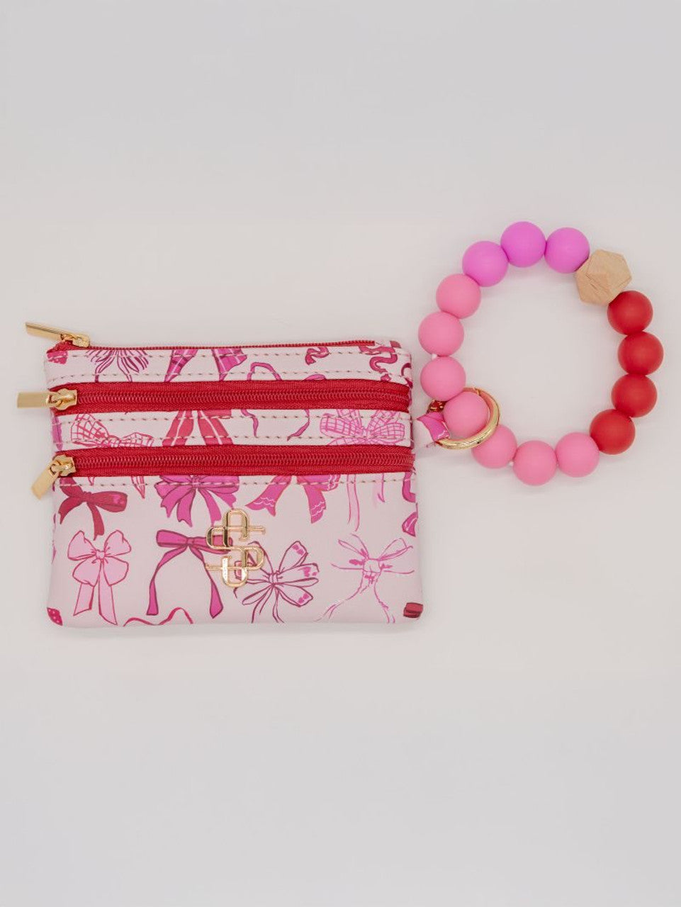 Bangle Beaded Wallet Keychain